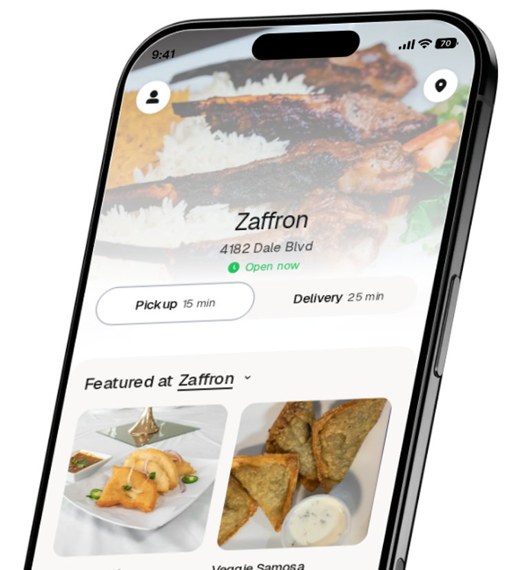 Zaffron app preview