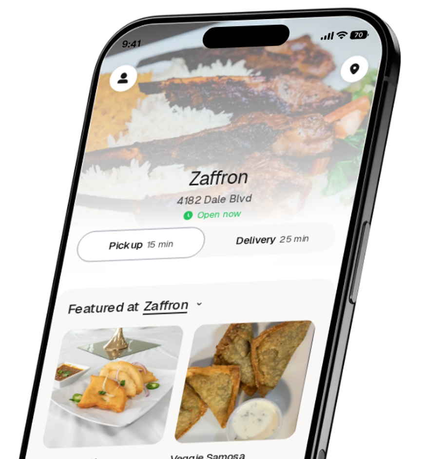 Zaffron app preview