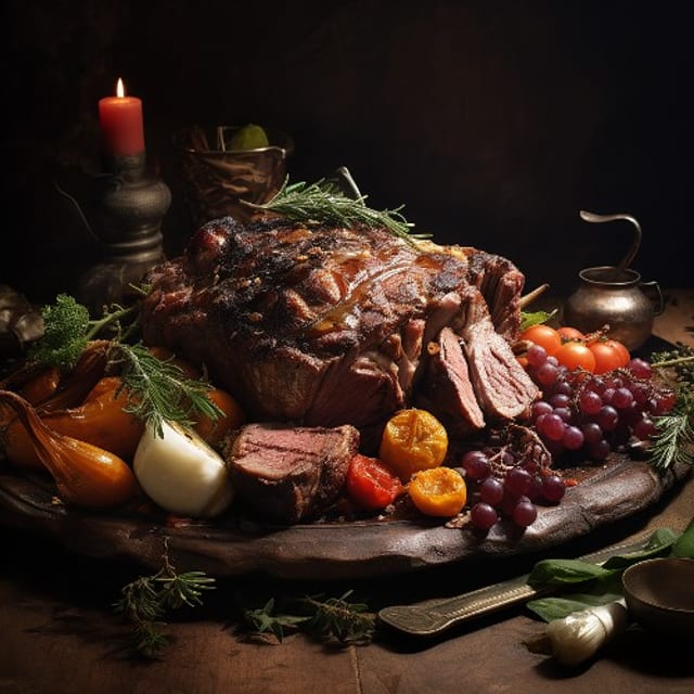 Whole Lamb Roast.