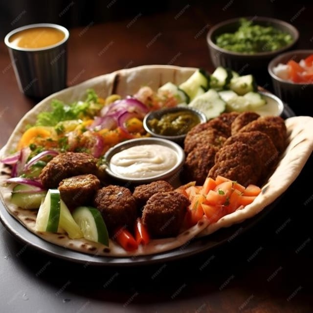 Gyro Platter Afghan Entree.