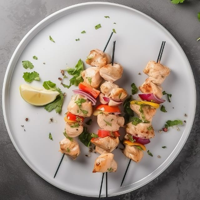 Fish Kabob.